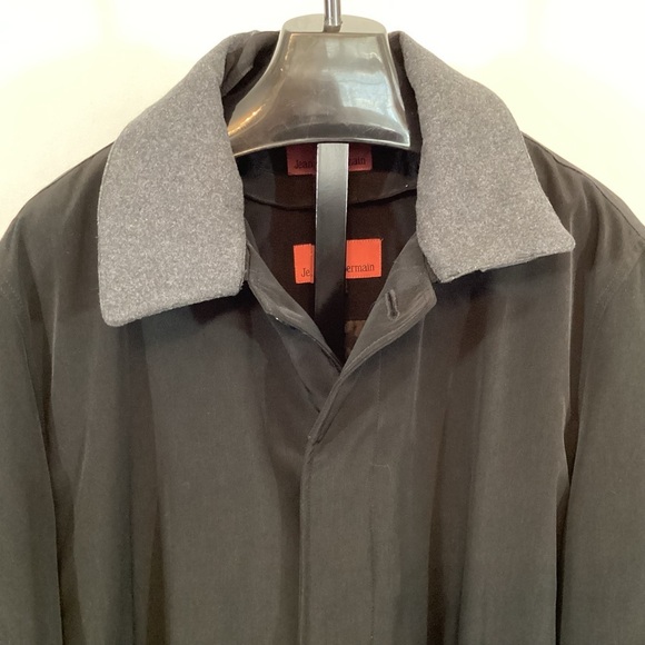 NWT $280 Jean-Paul Germain Black Heavy Work Coat Lined Water Repellent Sz 3XL - Picture 3 of 16